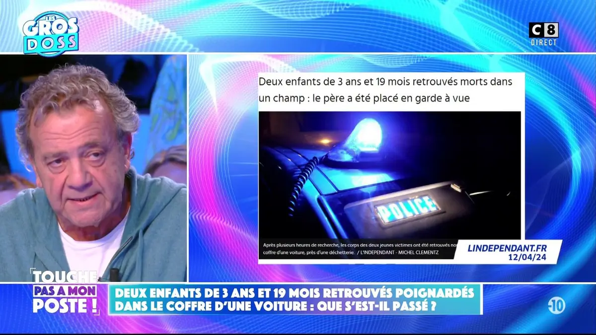 replay de Deux enfants de 3 ans et 19 mois retrouvés poignardés dans le coffre d’une voiture