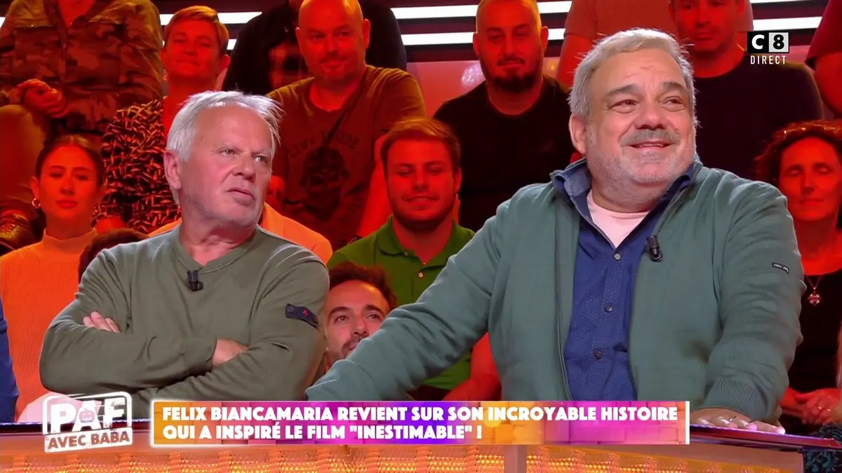 replay de Didier Bourdon et Félix Biancamaria présentent le film "Inestimable" dans TPMP !