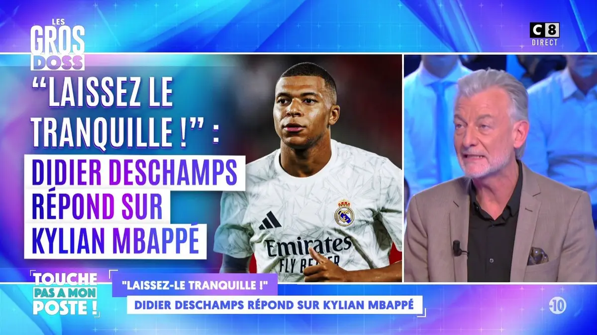 replay de Didier Deschamps répond sur Kylian Mbappé
