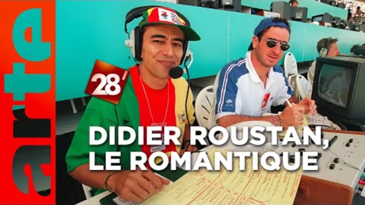 replay de Didier Roustan, le romantique qui était fou de foot | 28 minutes | ARTE