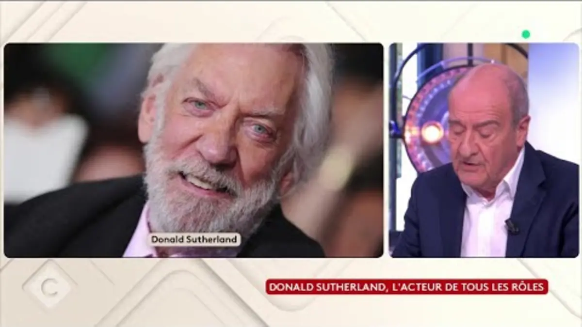 replay de Donald Sutherland, l'acteur de tous les rôles - L’Œil de Pierre Lescure - C à vous - 21/06/2024