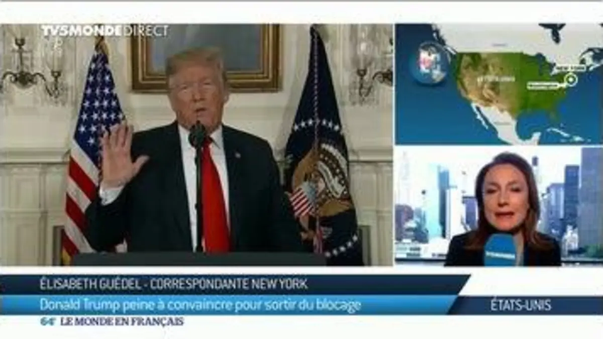 replay de Donald Trump : 2e année de son mandat de Président marqué par un "shutdown"