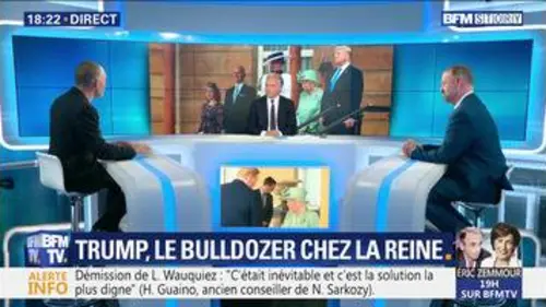 replay de Donald Trump et son épouse reçus par la reine Elizabeth II (2/2)