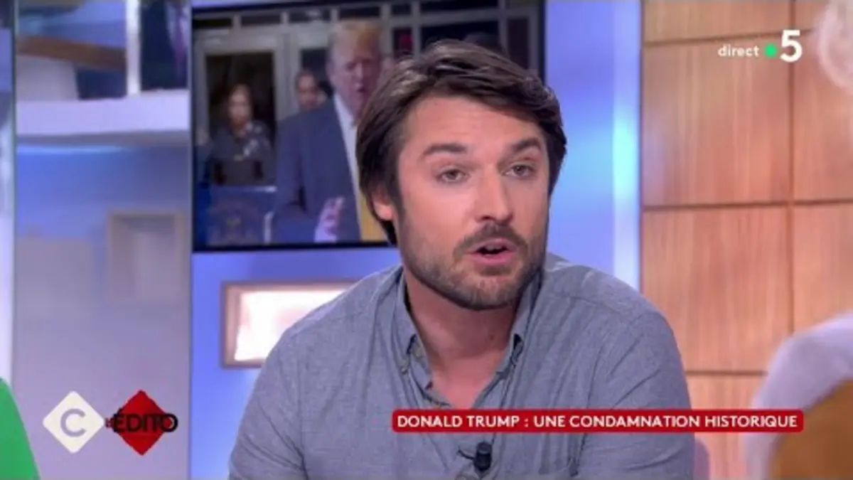 replay de Donald Trump : une condamnation historique - Simon Le Baron - C à vous - 31/05/2024