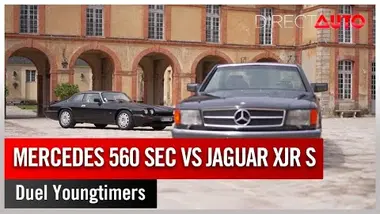 Duel Youngtimers - Mercedes 560 SEC vs Jaguar XJR S : radicalement opposées !
