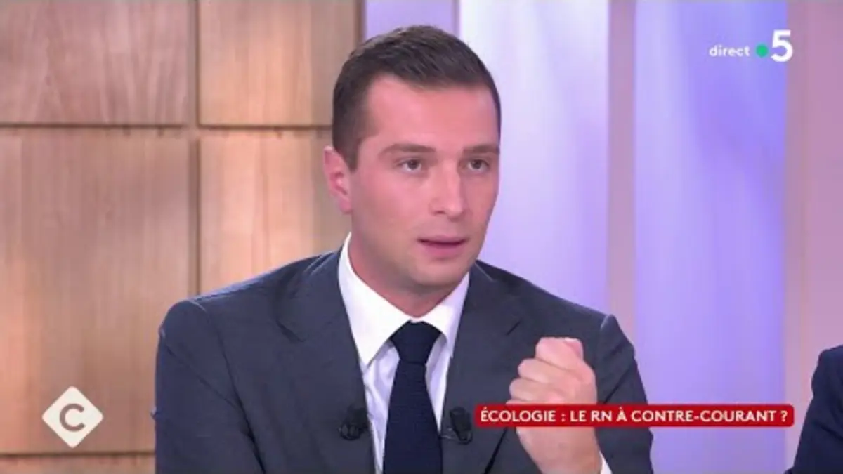 replay de Écologie : le RN à contre-courant ? - Jordan Bardella - C à vous - 26/09/2023