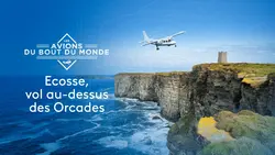 Ecosse, vol au-dessus des Orcades