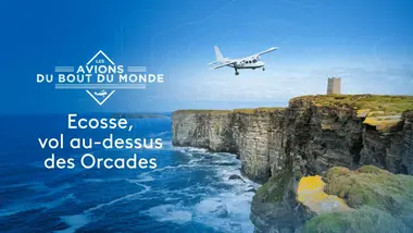 Ecosse, vol au-dessus des Orcades