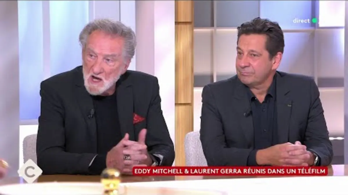 replay de Eddy Mitchell & Laurent Gerra réunis dans un téléfilm - C à Vous - 02/10/2024