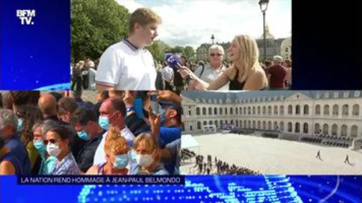 replay de Édition spéciale : L'hommage national à Jean-Paul Belmondo aux Invalides - 09/09