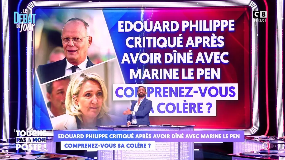 replay de Edouard Philippe critiqué après avoir dîné avec Marine Le Pen