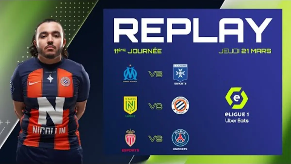 replay de eLigue 1 Uber Eats - 11ème Journée - Jour n°1