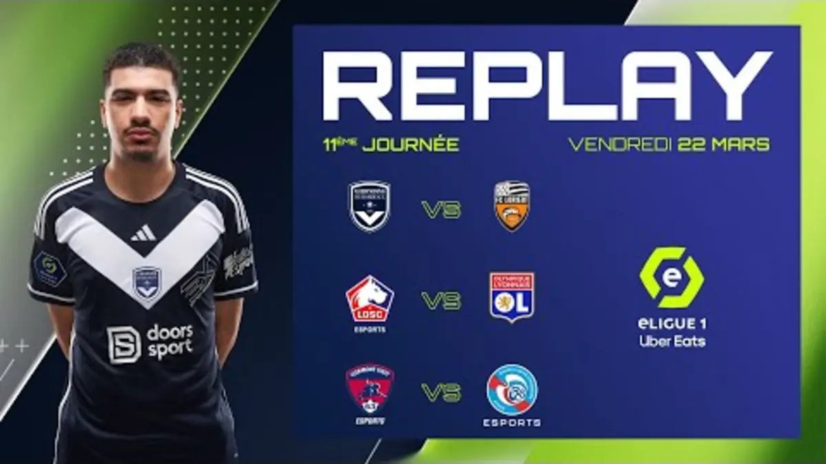 replay de eLigue 1 Uber Eats - 11ème Journée - Jour n°2