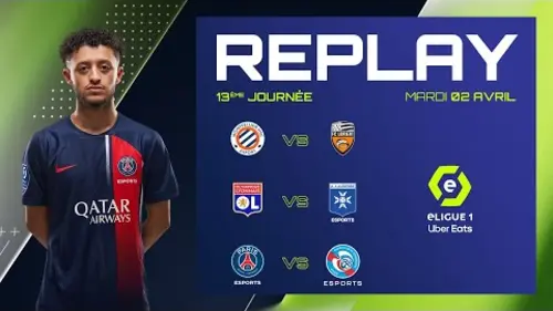 replay de eLigue 1 Uber Eats - 13ème Journée - Jour n°1