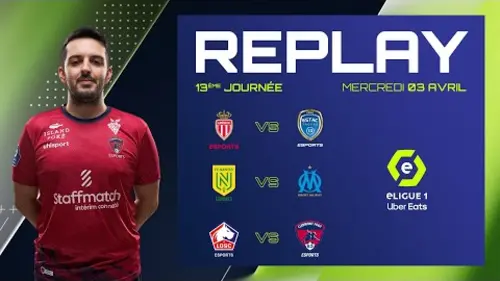 replay de eLigue 1 Uber Eats - 13ème Journée - Jour n°2