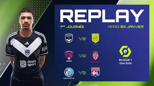 replay de eLigue 1 Uber Eats - 1ère journée - Jour n°1