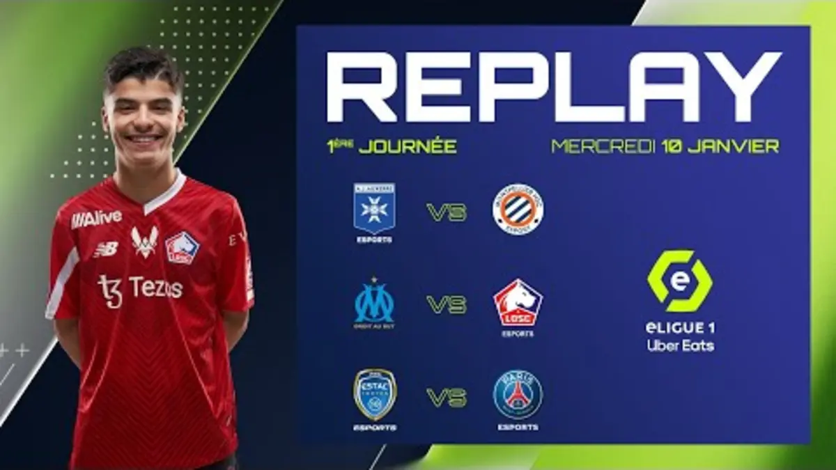 replay de eLigue 1 Uber Eats 2024 - 1ère Journée - Jour n°2