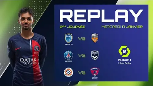 replay de eLigue 1 Uber Eats - 2ème journée - Jour n°2