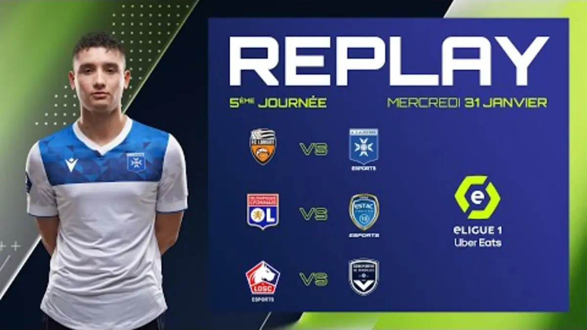 replay de eLigue 1 Uber Eats - 5ème Journée - Jour n°2