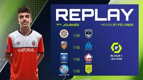 replay de eLigue 1 Uber Eats - 7ème Journée - Jour n°1