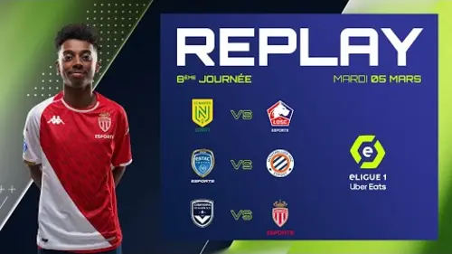 replay de eLigue 1 Uber Eats - 8ème journée - Jour n°1