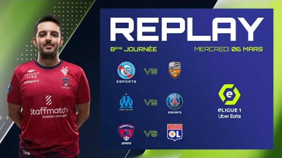 replay de eLigue 1 Uber Eats - 8ème Journée - Jour n°2