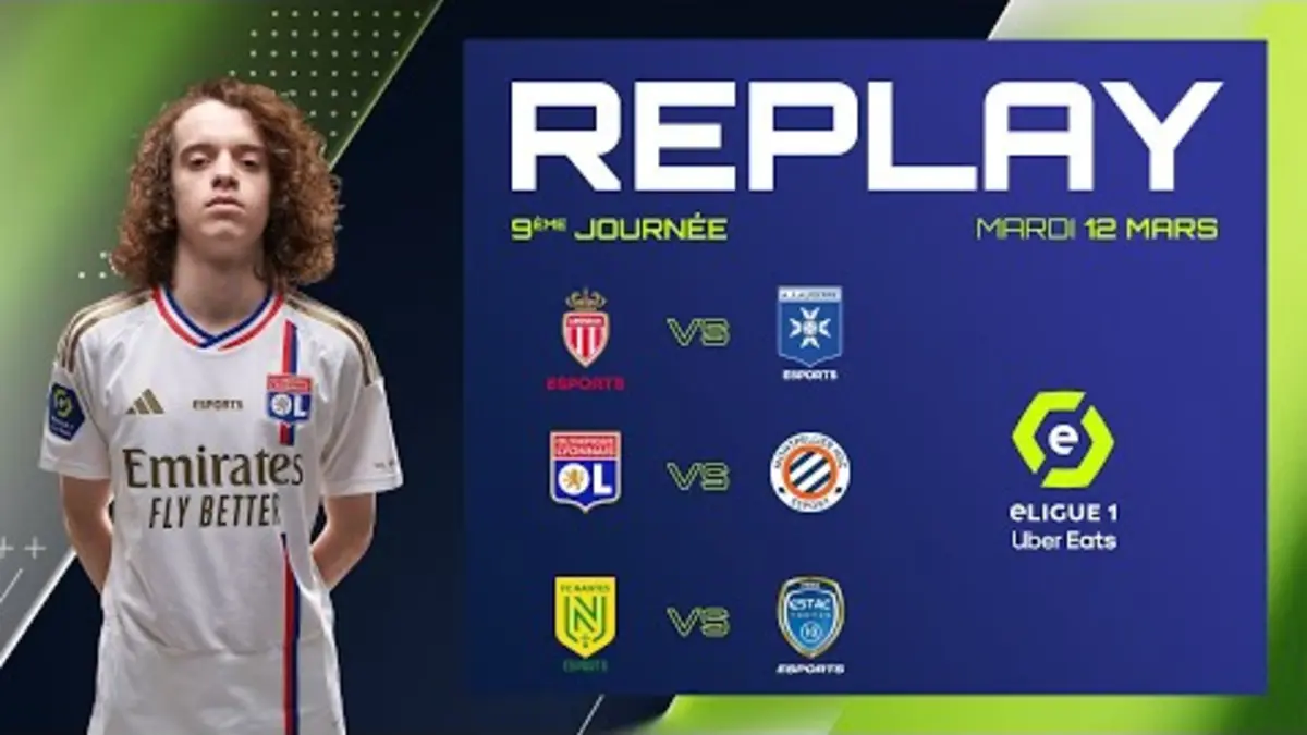 replay de eLigue 1 Uber Eats - 9ème Journée - Jour n°1