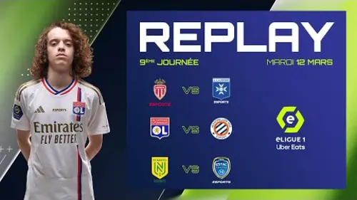 replay de eLigue 1 Uber Eats - 9ème Journée - Jour n°1