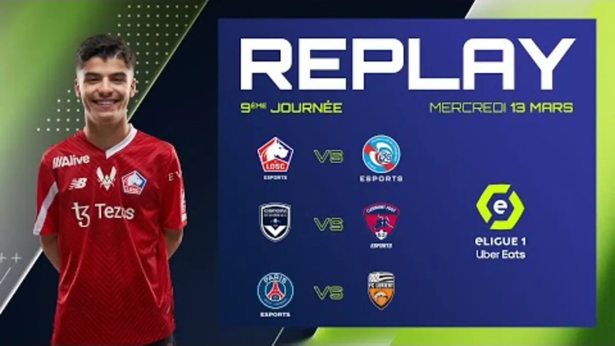 replay de eLigue 1 Uber Eats - 9ème Journée - Jour n°2
