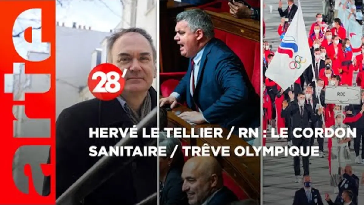 replay de Émission spéciale avec Hervé Le Tellier / RN à l’Assemblée / Trêve politique - 28 Minutes - ARTE