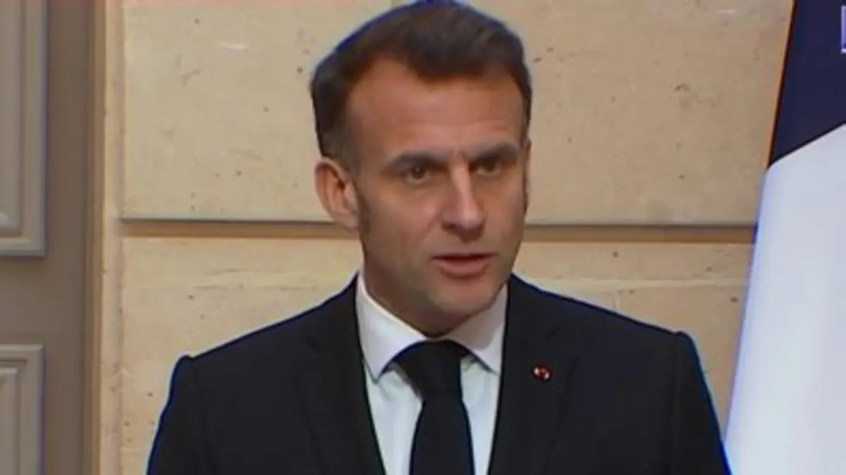 Emmanuel Macron : "La France continuera de…