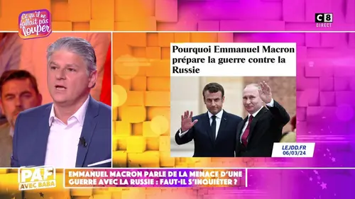 replay de Emmanuel Macron parle de la menace d’une guerre avec la Russie