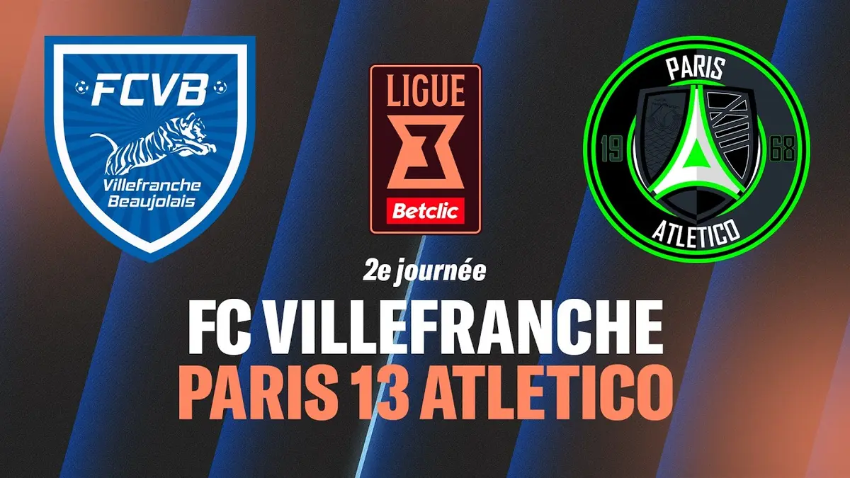EN LIVE : FC Villefranche - Paris 13 Atletico -…