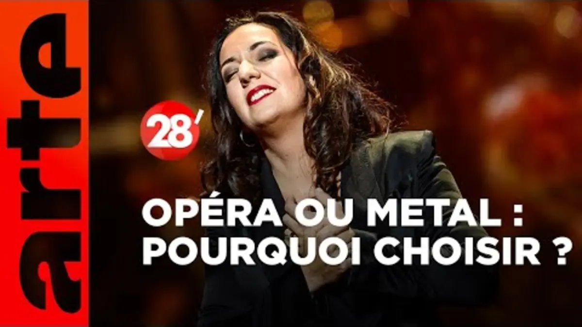 replay de Entre le metal et l'opéra, il n'y a qu'un pas | Marina Viotti - 28 Minutes - ARTE