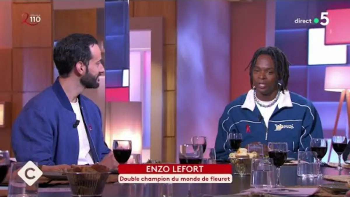 replay de Enzo Lefort & Mathieu Forget, l’art du sport - C à vous - 22/03/2024