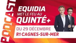 Equidia met le feu au Quinté du 29/12 à Cagnes-sur-Mer.