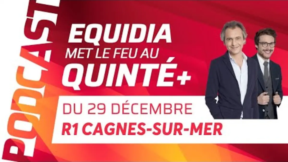 replay de Equidia met le feu au Quinté du 29/12 à Cagnes-sur-Mer.