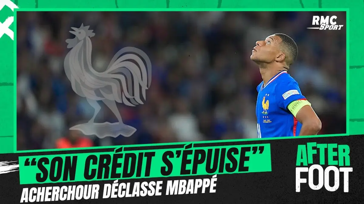 replay de Équipe de France : "C'est quand le dernier gros match de Mbappé avec les Bleus" tance Acherchour