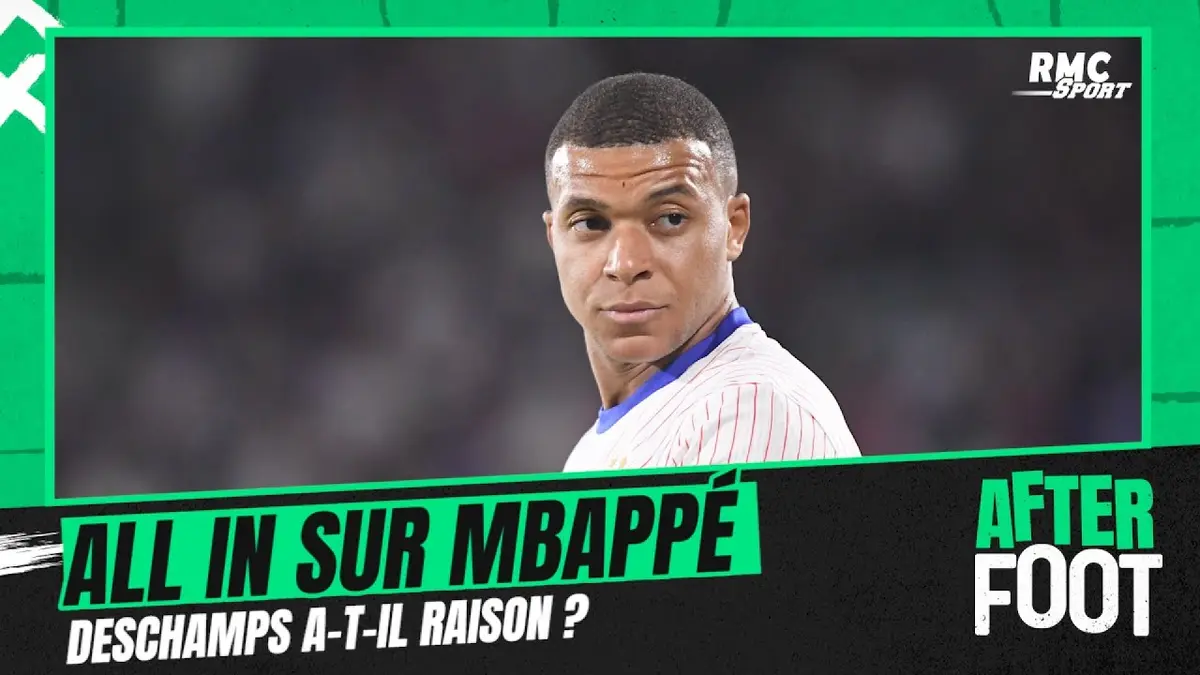 replay de Equipe de France : Deschamps a-t-il raison de tout miser sur Mbappé à l'Euro ?