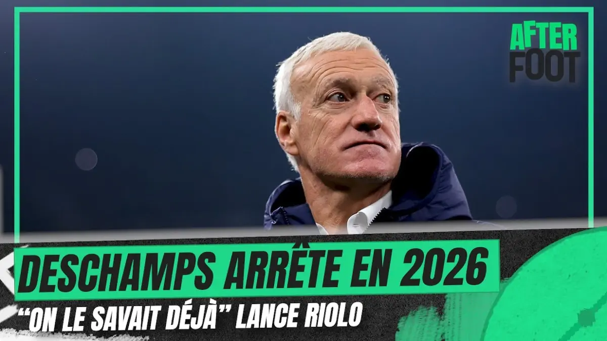replay de Equipe de France : Deschamps arrête en 2026, "on le savait déjà" lance Riolo
