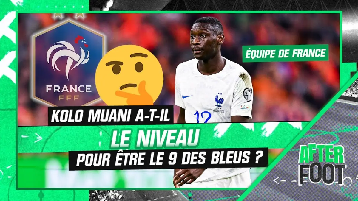 replay de Équipe de France : Encore décevant, Kolo Muani a-t-il le niveau pour être le numéro 9 des Bleus ?