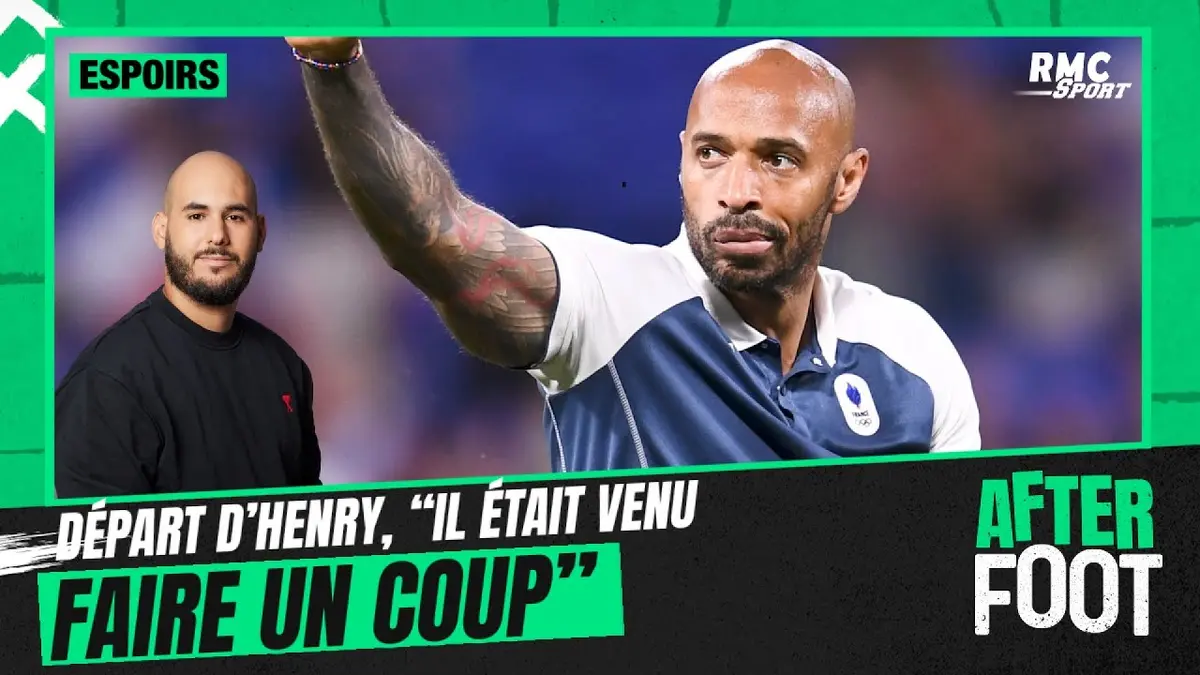 replay de Équipe de France (Espoirs) : Henry est venu "faire un coup" pour les JO, constate Acherchour