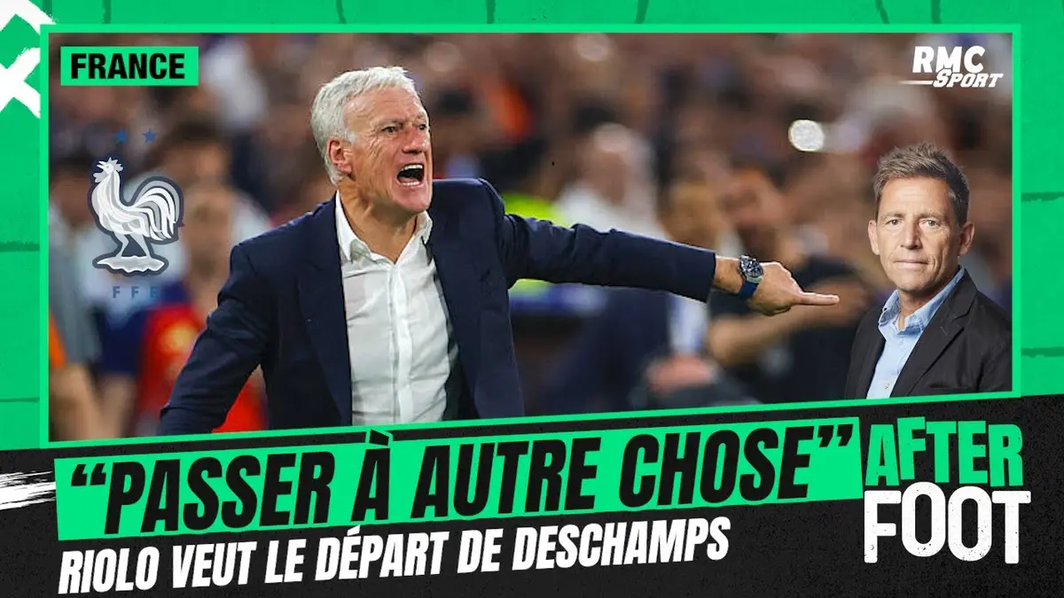 replay de Équipe de France : "Il faut passer à autre chose !", Riolo demande le départ de Deschamps