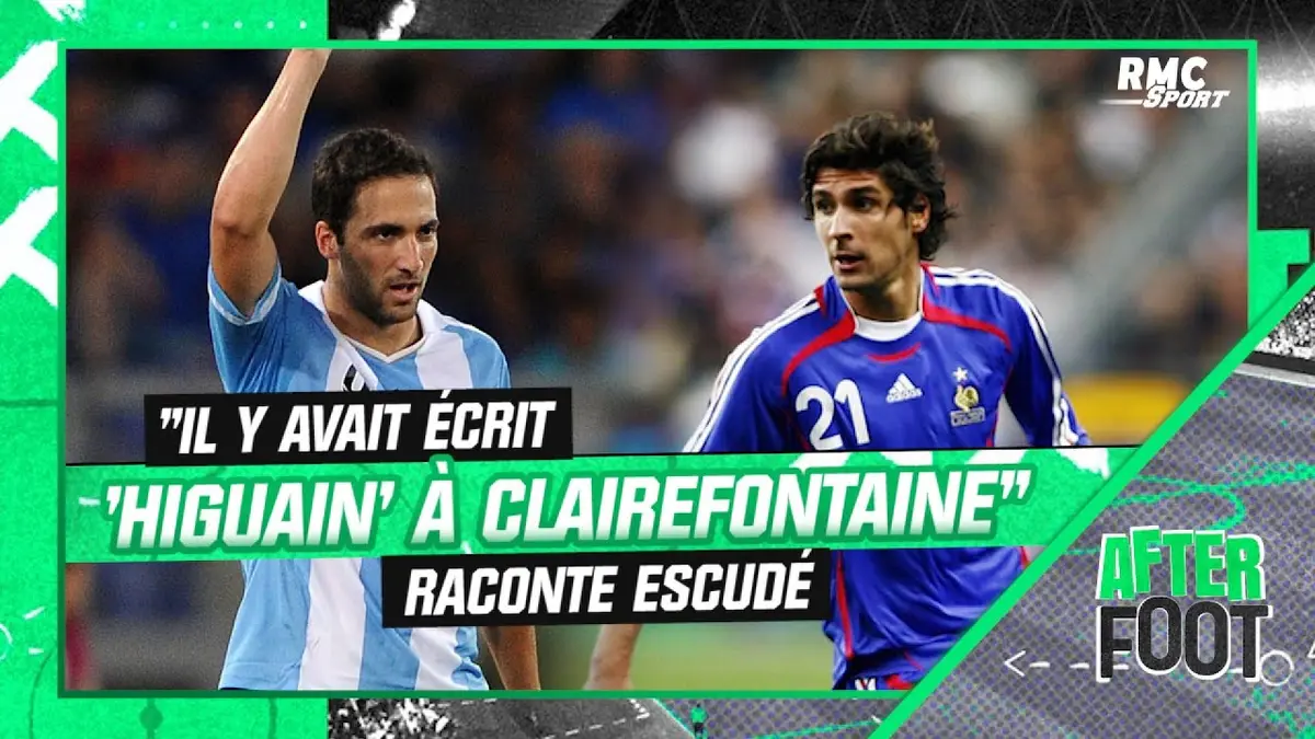 replay de Equipe de France : "Il y avait écrit 'Higuain' sur la chambre à Clairefontaine" raconte Escudé