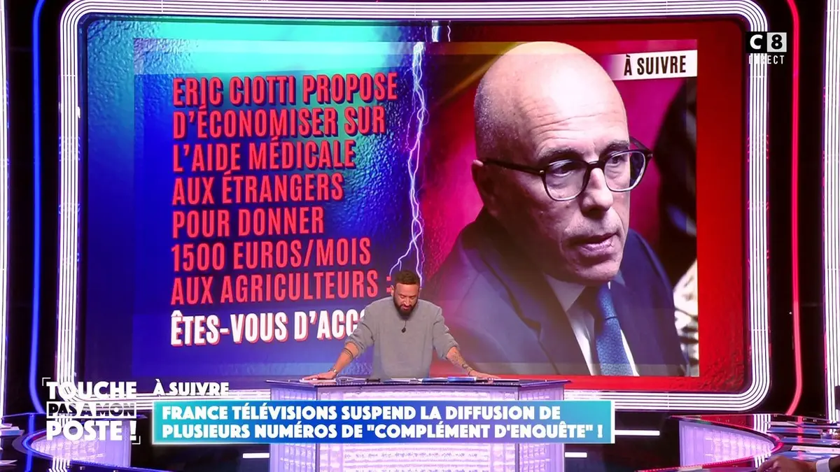replay de Eric Ciotti propose d’économiser sur l’AME aux étrangers pour donner 1500 €/mois aux agriculteurs