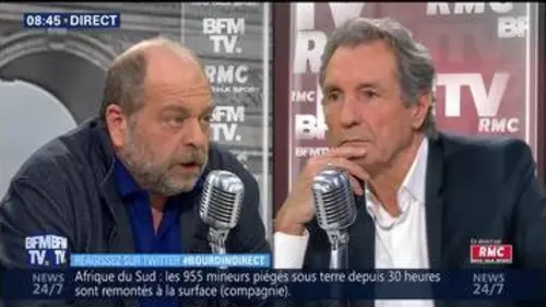 replay de Éric Dupond-Moretti face à Jean-Jacques Bourdin en direct