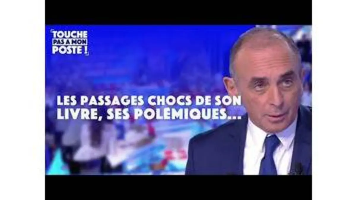 replay de Eric Zemmour s'exprime dans TPMP !
