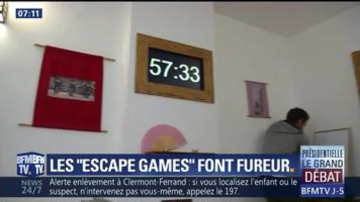 replay de "Escape Games", les jeux d'évasion qui font fureur en France – 30/03
