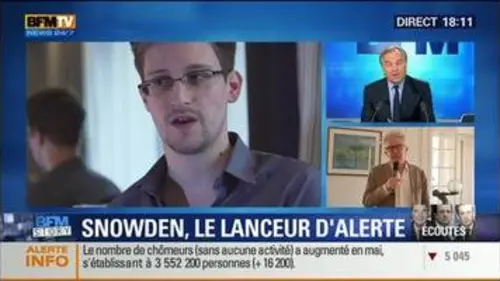 replay de Espionnage américain à l'Élysée (1/4): Edward Snowden alimente-t-il le réseau Wikileaks ?