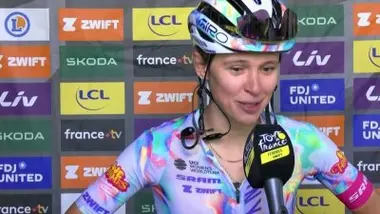 Etape 7 - Katarzyna Niewiadoma Phinney : "Je suis sans voix"